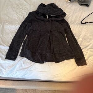 lululemon athletica Black Heather Cape style jacket
